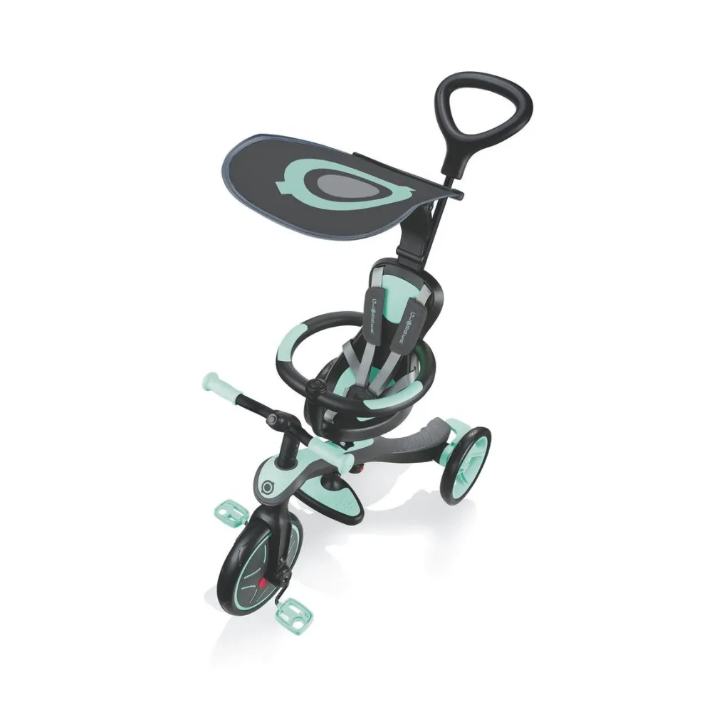 Globber Tricycle explorer 4 en 1 pastel mint^ Tricycles, Draisiennes Et Vélos