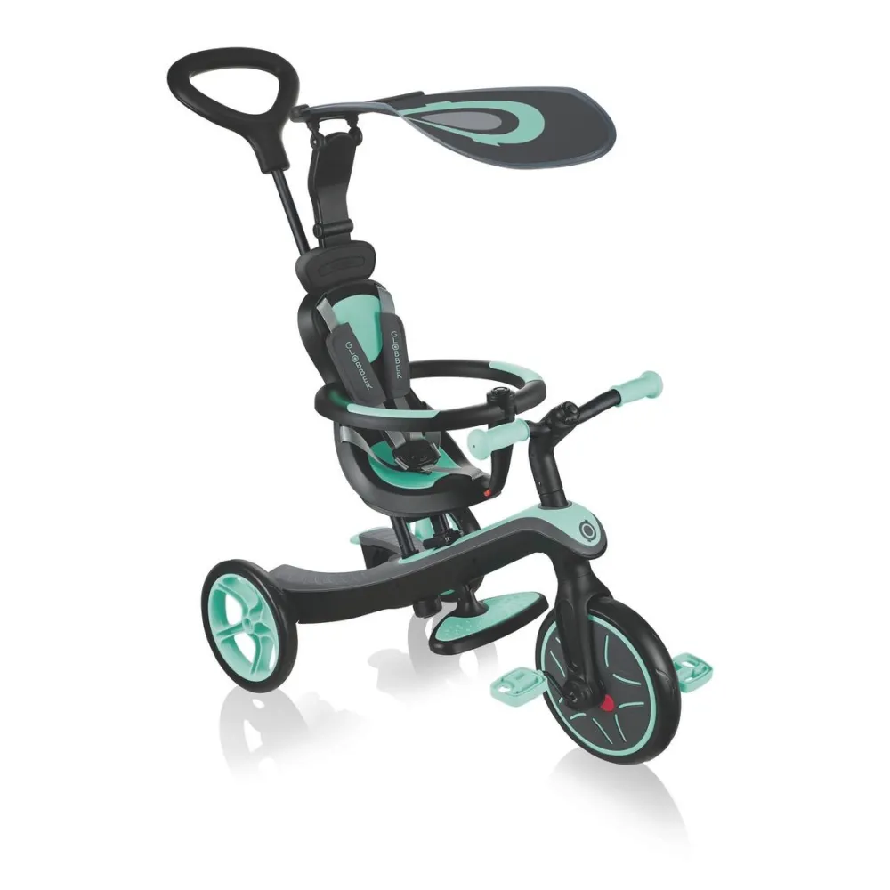 Globber Tricycle explorer 4 en 1 pastel mint^ Tricycles, Draisiennes Et Vélos