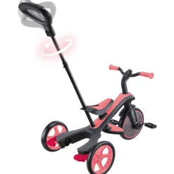 Globber Tricycle explorer V2 - 4 en 1 rose corail^ Tricycles, Draisiennes Et Vélos