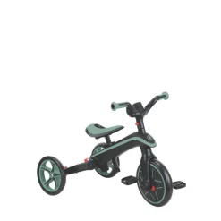 Globber Tricycle évolutif explorer 4 en 1 olive^ Tricycles, Draisiennes Et Vélos
