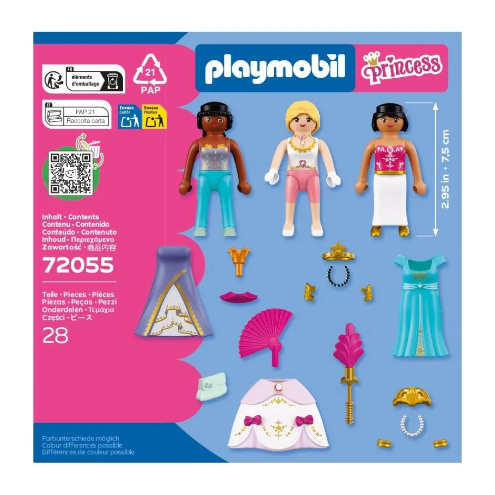 Playmobil Trio de princesses Princess 72055^ Les Princesses Et Fées