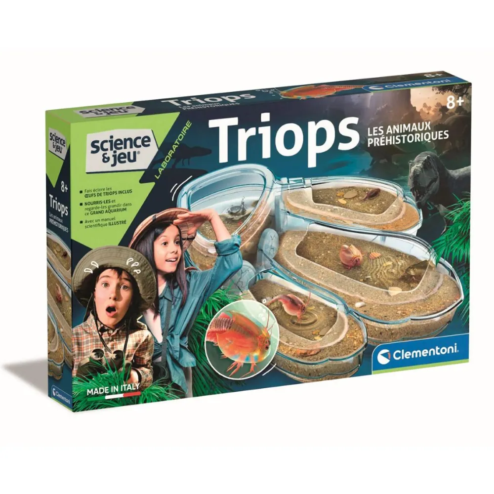 Clementoni Triops - Les Animaux Préhistoriques^ Autres Jeux Scientifiques