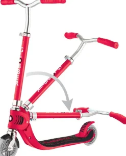 Globber Trottinette 2 roues pliables Flow foldable 125 rouge^ Trottinettes