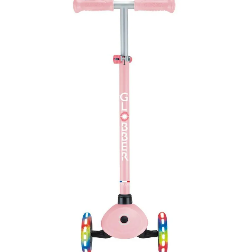 Globber Trottinette 3 roues Primo Lights rose pastel^ Trottinettes