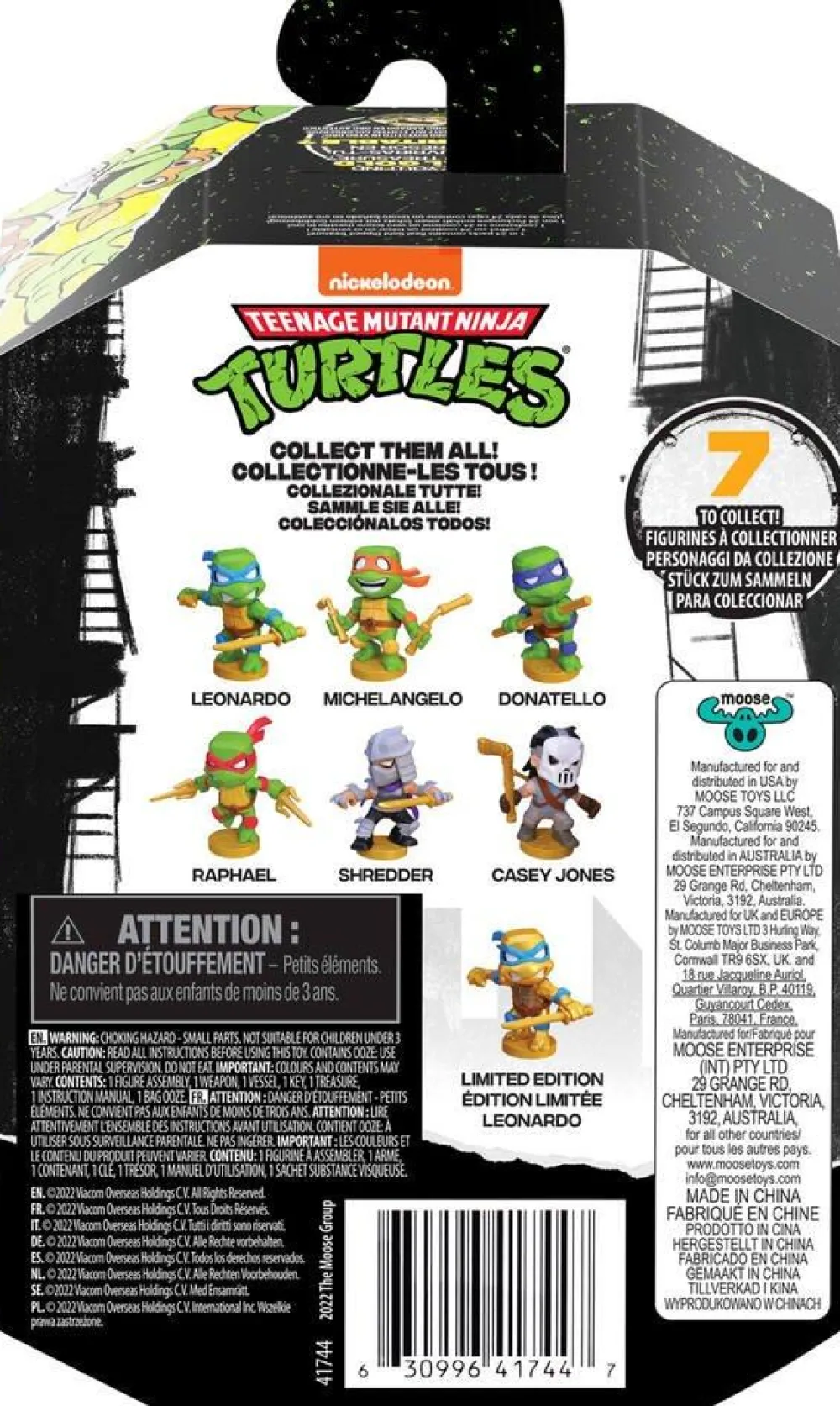 Moose Trésor X Tortues Ninja - égout et figurine^ Les Figurines Interactives Et À Fonction