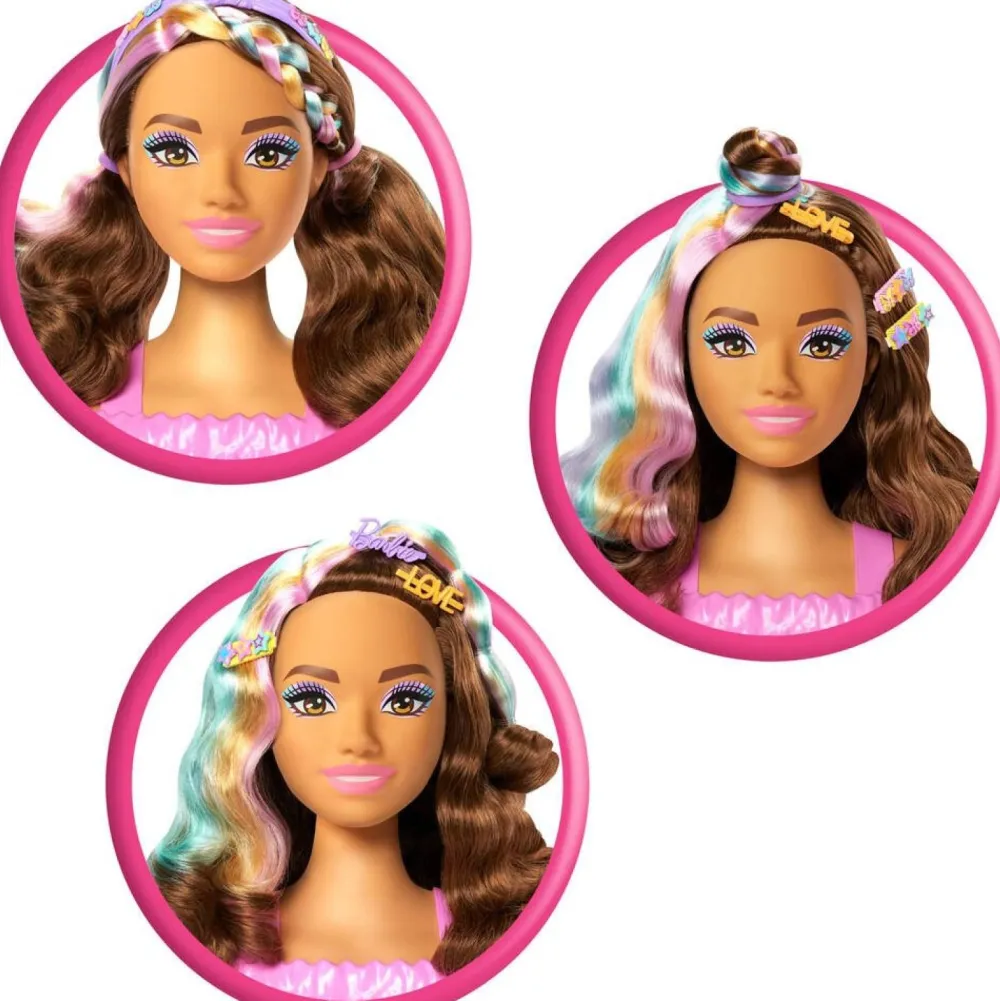 Mattel Tête à coiffer Barbie brune^ Maquillage Et Beauté