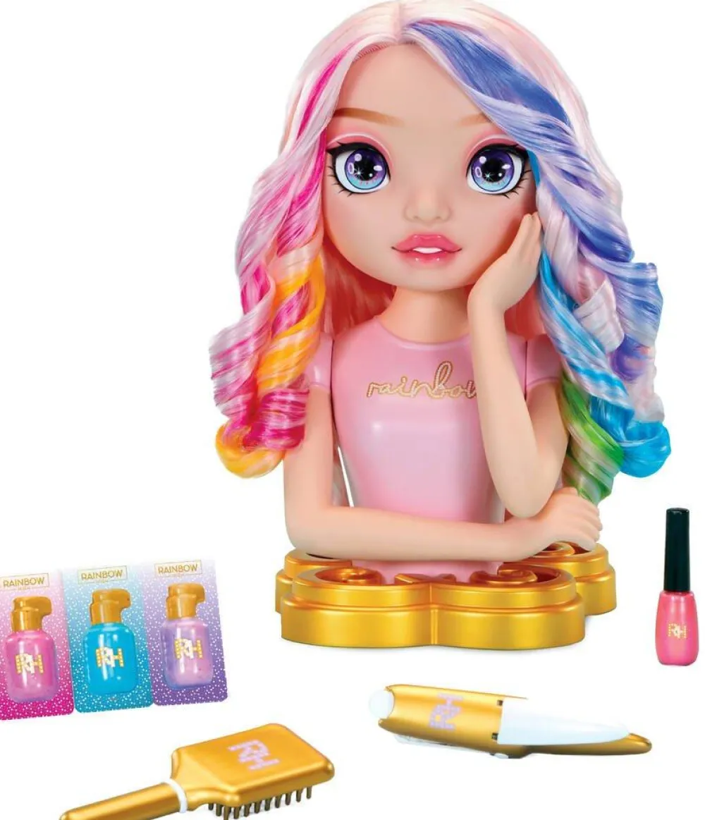 MGA Tête à coiffer Rainbow High Bella 33 cm^ Maquillage Et Beauté