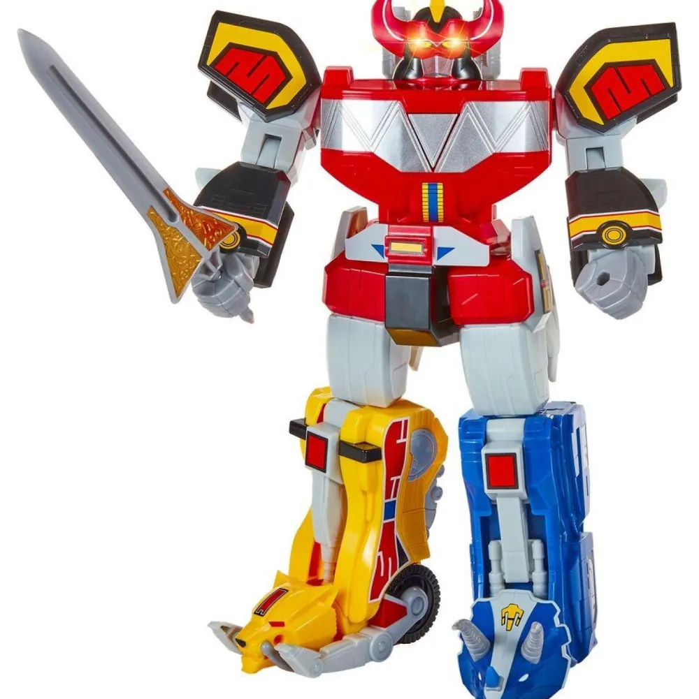 GP Toys Ultimate Megazord Power Rangers Re-Ignitions 30cm^ Les Figurines Interactives Et À Fonction