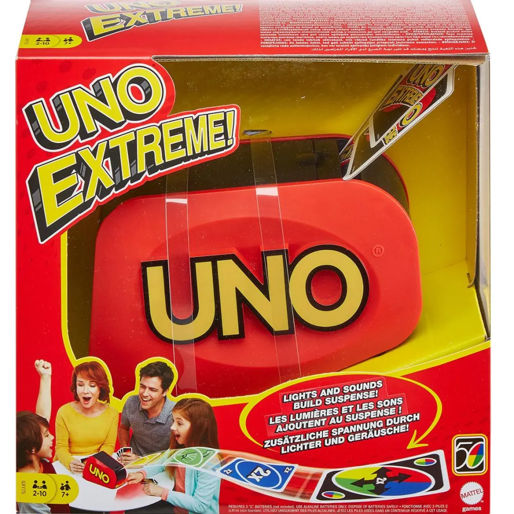 Mattel Games Uno Extrême^ Jeux D'Ambiance|Jeux D'Action Et D'Adresse