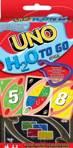 Mattel Games Uno H2o Cartes Imperméables^ Jeux De Voyage