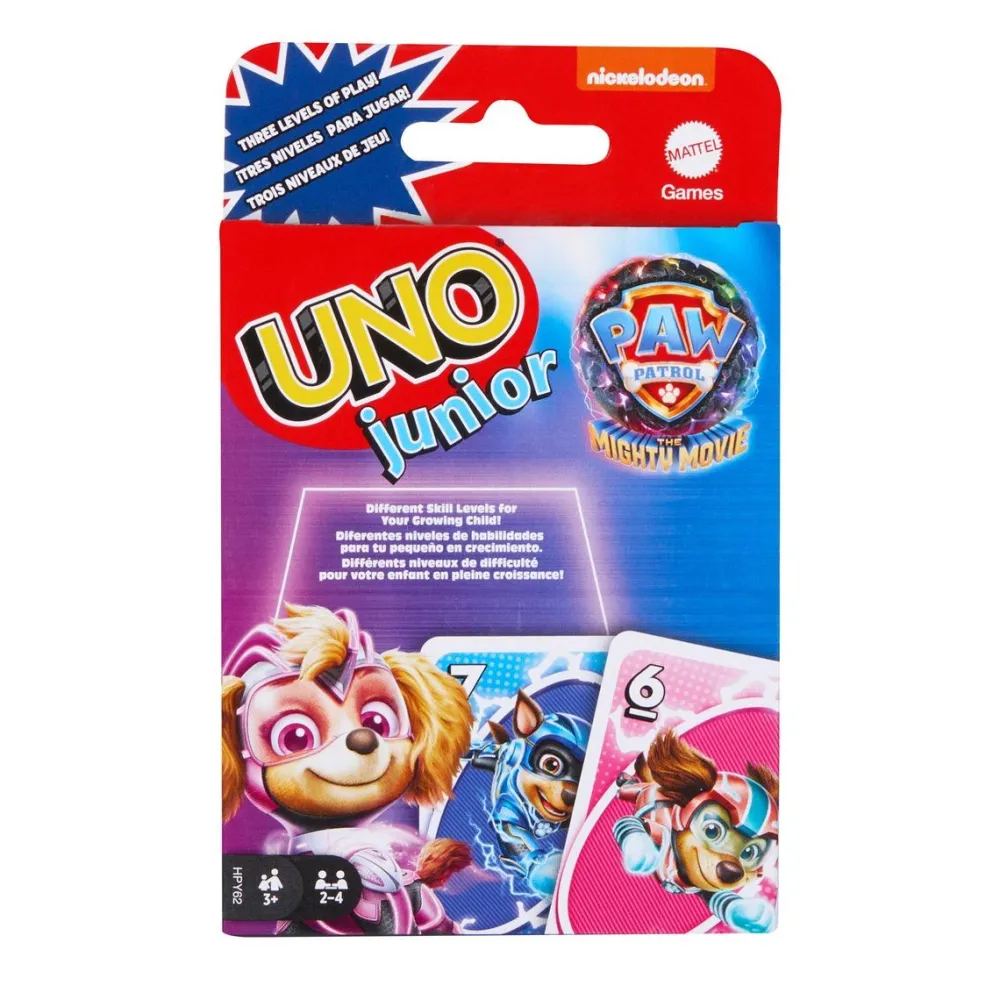 Mattel Games UNO Junior La super Pat Patrouillle^ Jeux D'Action Et D'Adresse