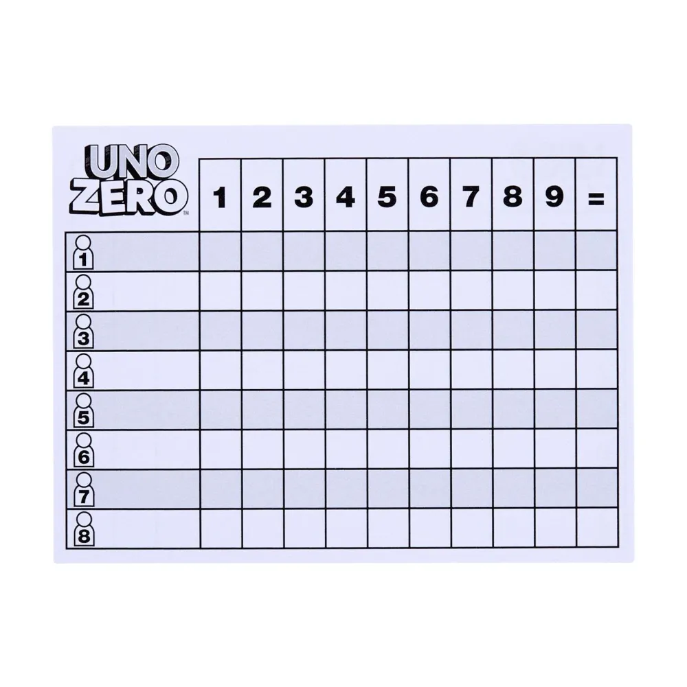 Mattel Games Uno zéro^ Jeux D'Ambiance