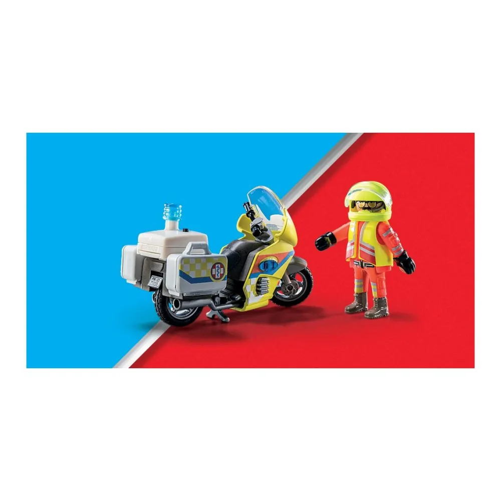 Playmobil Urgentiste en moto City Life 71205^ La Ville, La Police Et Les Secours