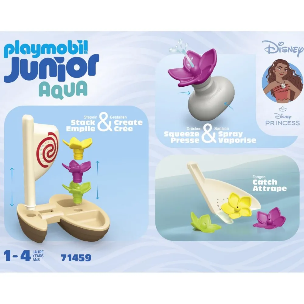 Playmobil Vaiana et Bateau Junior 71459^ Les Princesses Et Fées