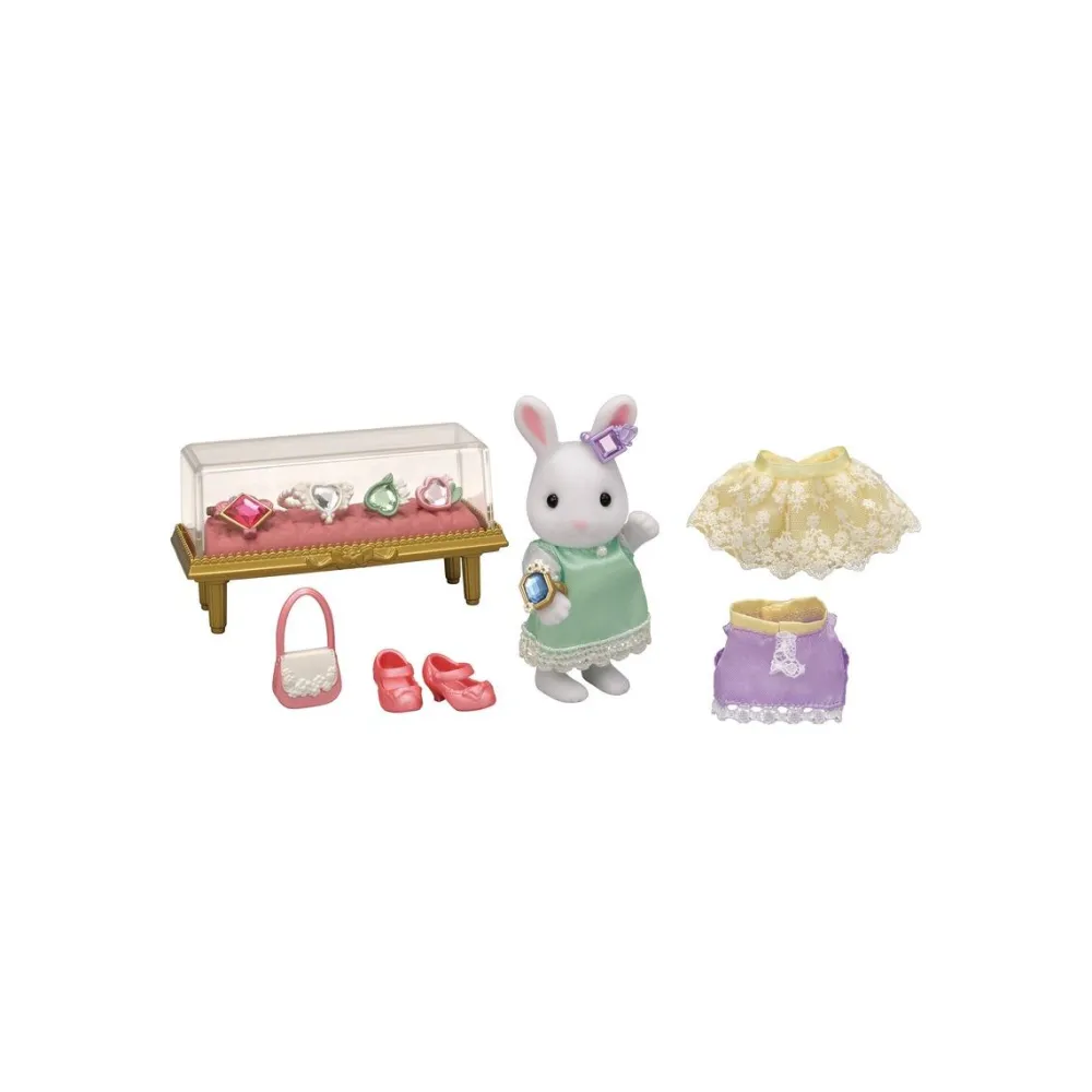 Sylvanian Families Valisette de mode Grande sœur Lapin 5647^ Mini-Univers