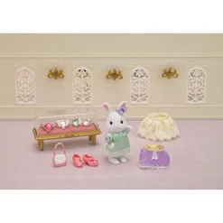 Sylvanian Families Valisette de mode Grande sœur Lapin 5647^ Mini-Univers
