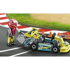 Playmobil Valisette Pilote de karting Action^ Le Sport, Les Loisirs Et Les Vacances