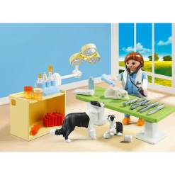 Playmobil Valisette Vétérinaire City Life 5653^ Les Animaux|La Ville, La Police Et Les Secours