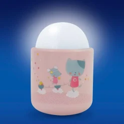 Pabobo Veilleuse Nomade Rose-lolabell, Lumière Rassurante Et Portable^ Mobiles Et Veilleuses