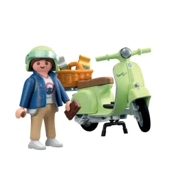 Playmobil Vespa 150 Sprint Veloce 1969 Vert Clair 71621^ Le Sport, Les Loisirs Et Les Vacances