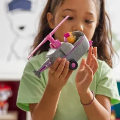 Spin Master Véhicule 15 cm et figurine La Pat Patrouille : Hélicoptère Stella^ Les Héros Et Personnages