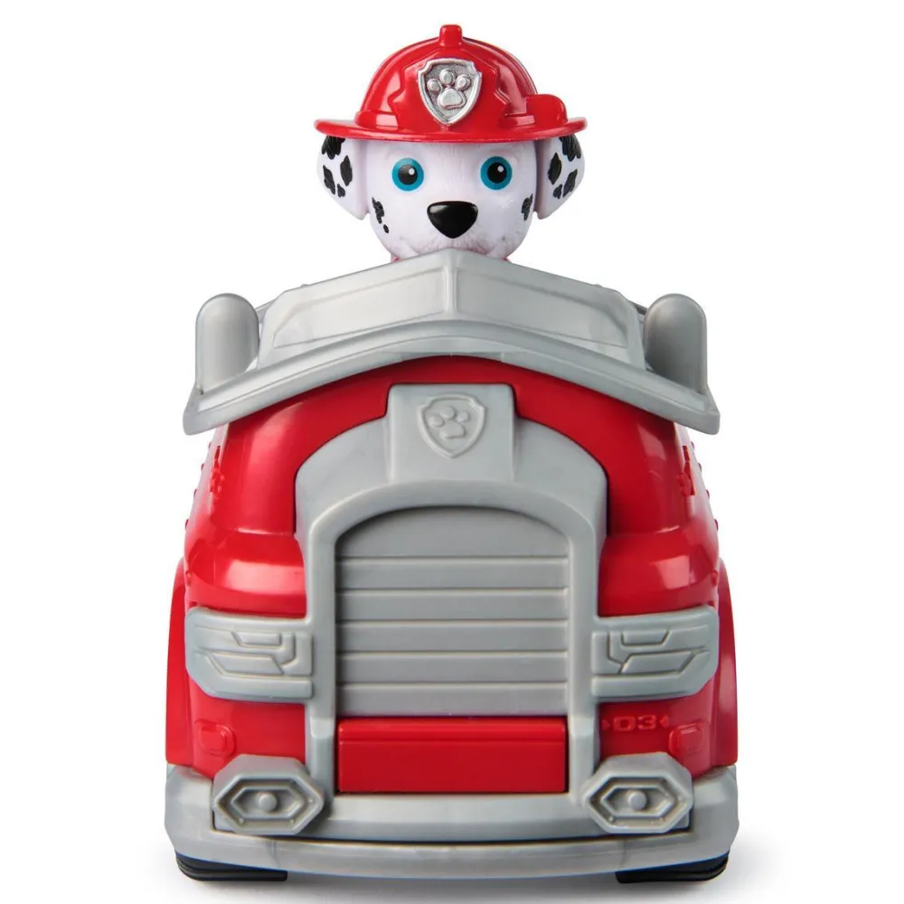 Spin Master Véhicule 15 cm et figurine La Pat Patrouille : Camion de pompier Marcus^ Les Héros Et Personnages