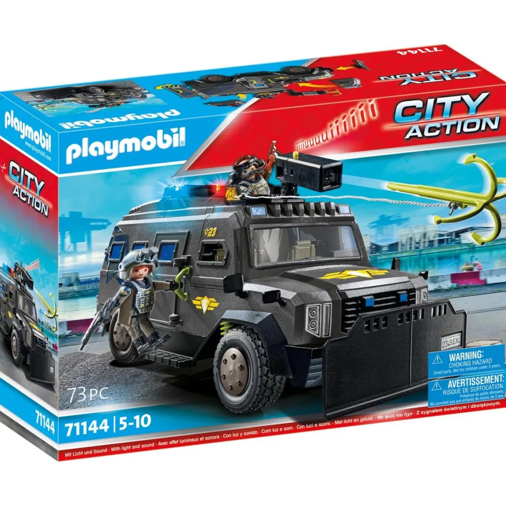 Varta Véhicule d'intervention des forces spéciales Playmobil City Action 71144^ La Ville, La Police Et Les Secours