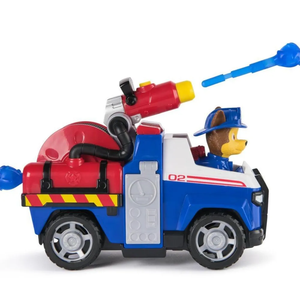 Spin Master Véhicule et figurine Chase Fire Rescue La Pat Patrouille^ Les Héros Et Personnages