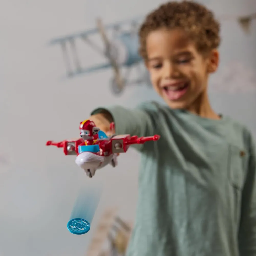 Spin Master Véhicule et figurine Marcus - Air Rescue - La Pat Patrouille^ Hélicoptères, Avions Et Vaisseaux Spatiaux