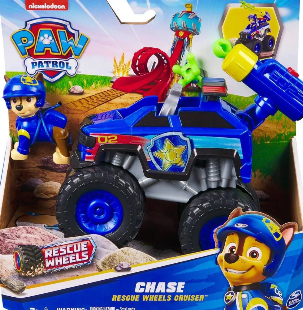 Spin Master Véhicule Figurine Rescue Wheels Pat Patrouille - Chase^ Petites Voitures
