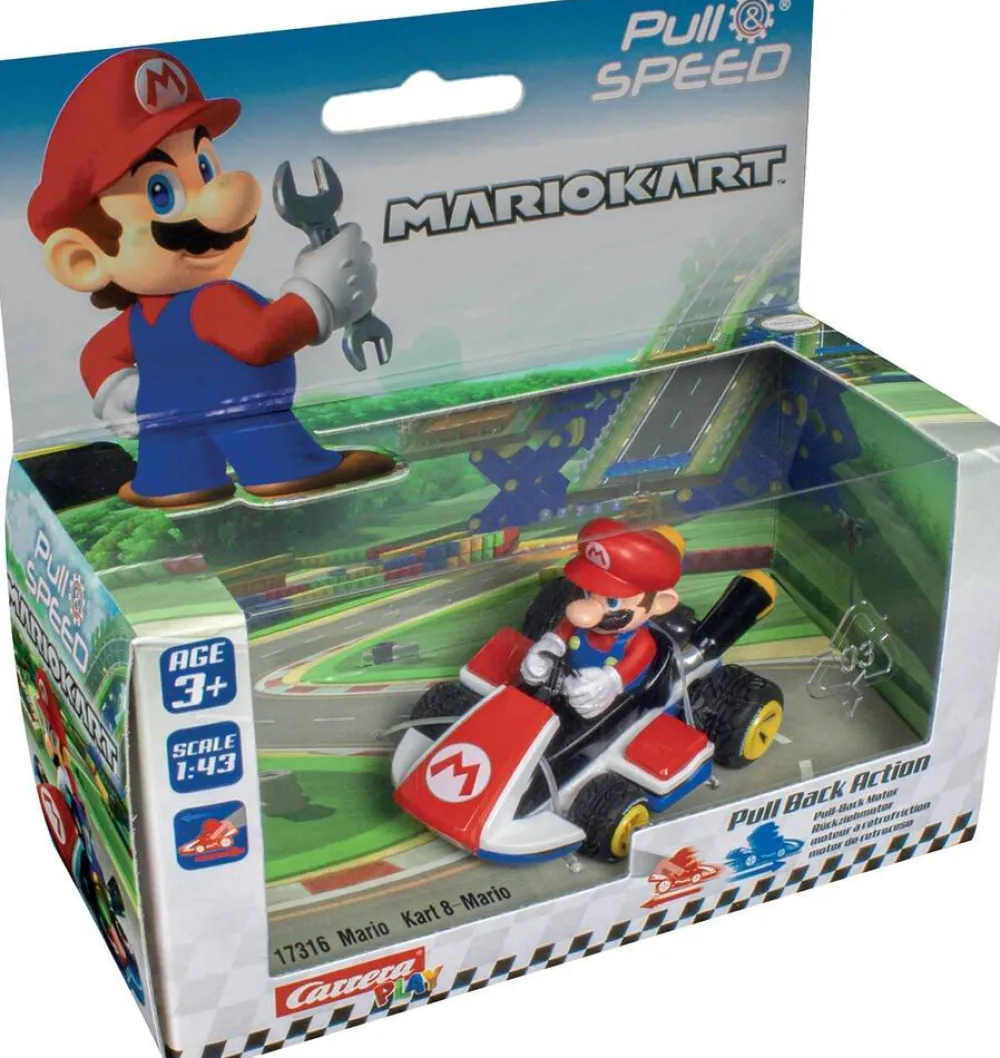 Carrera Véhicule Mario Kart Pull Speed^ Petites Voitures