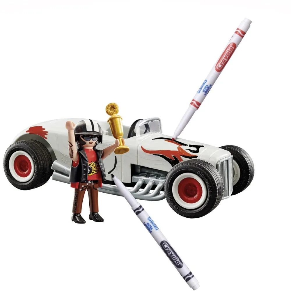 Playmobil Voiture de course Color 71376^ Le Sport, Les Loisirs Et Les Vacances