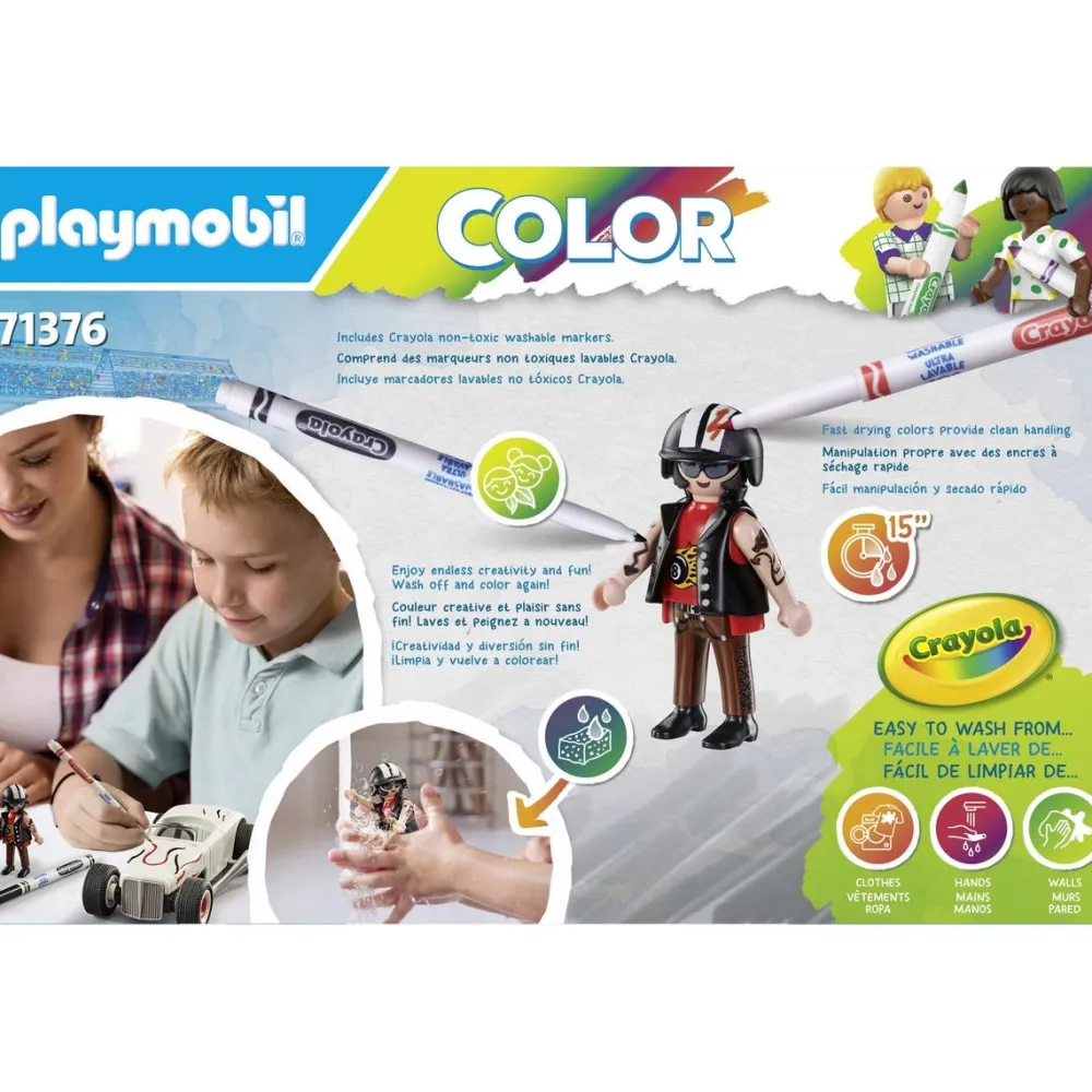 Playmobil Voiture de course Color 71376^ Le Sport, Les Loisirs Et Les Vacances