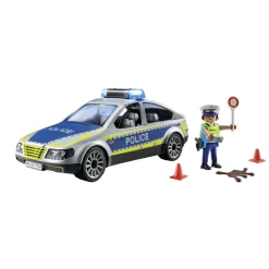 Varta Voiture de police avec sirène et gyrophare PLAYMOBIL ACTION HEROES 71729^ La Ville, La Police Et Les Secours