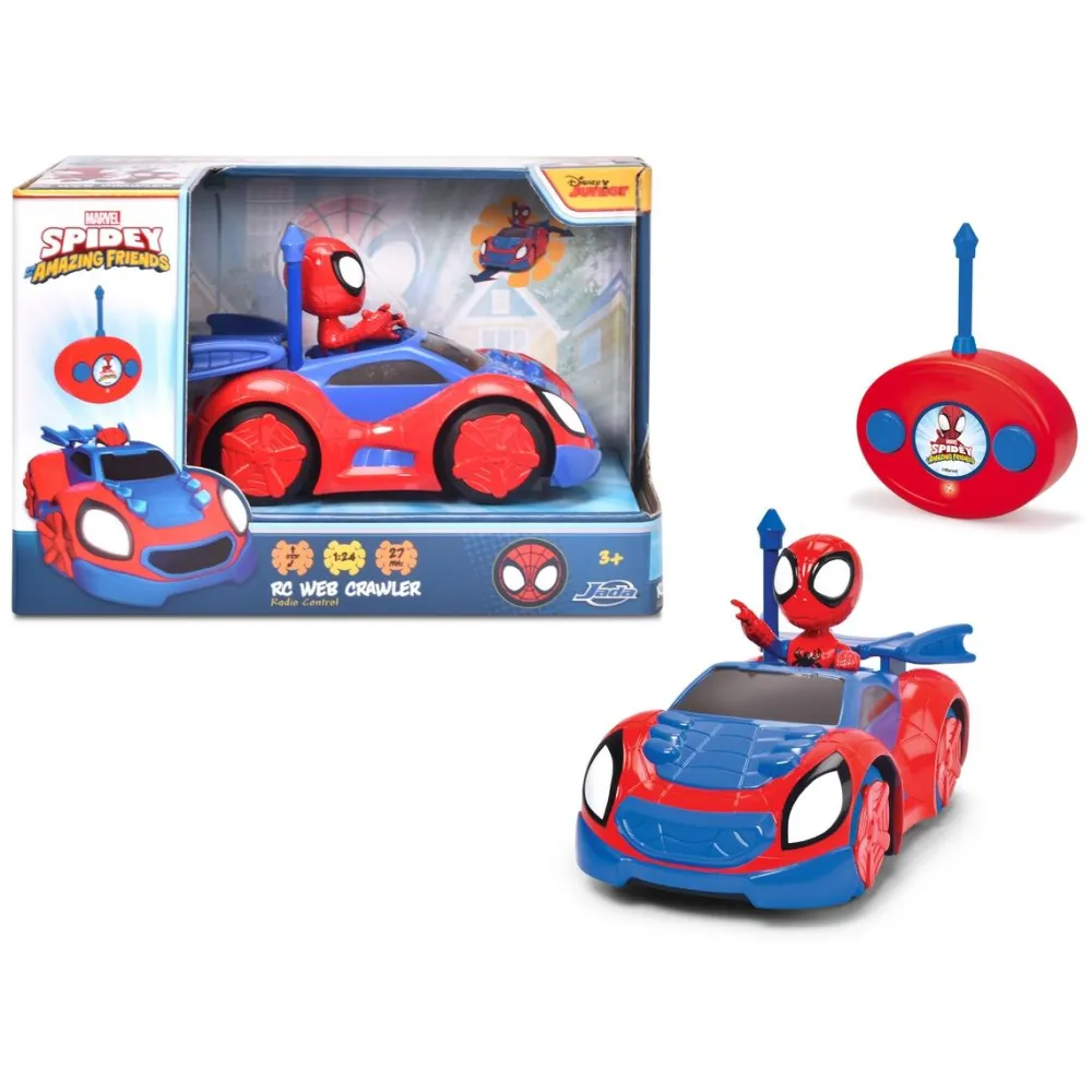 Smoby Voiture de Spidey télécommandée^ Voitures Radiocommandées
