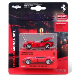 Maisto Tech Voiture die cast Ferrari Monza SP1 Collection Speed Icons 1:64^ Modèles Réduits
