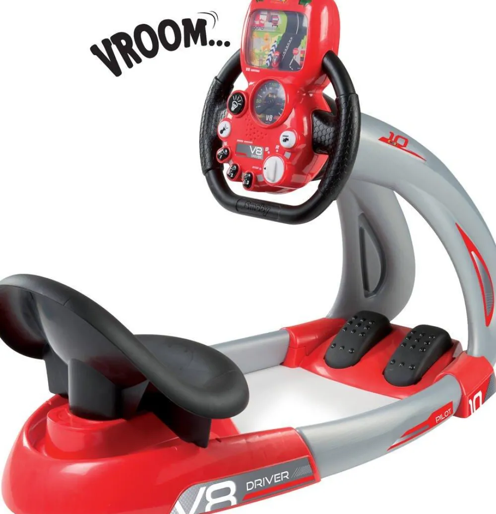 Smoby Voiture simulateur de conduite : Pilot V8 Driver^ Autres Jouets D'Imitation