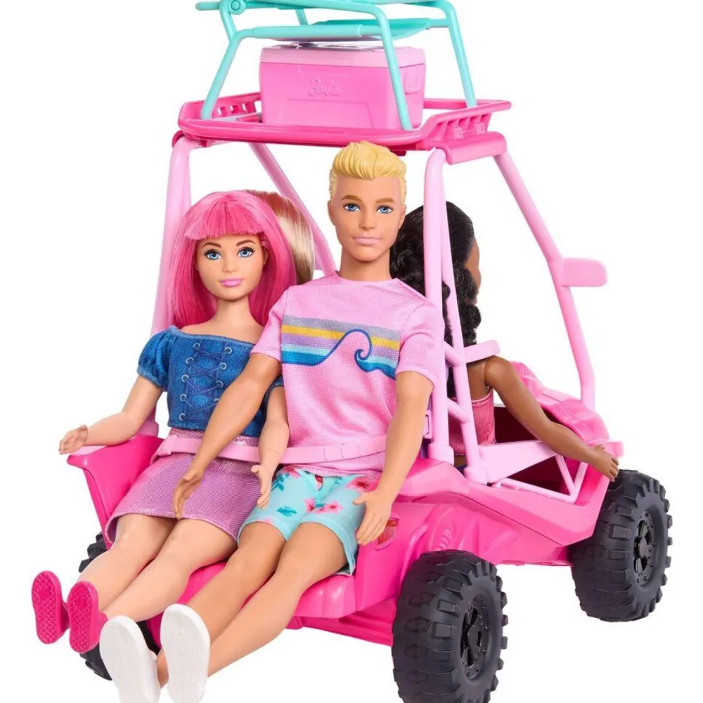 Mattel Voiturette de plage Barbie - Barbie Mysteries^ Poupées Mannequins