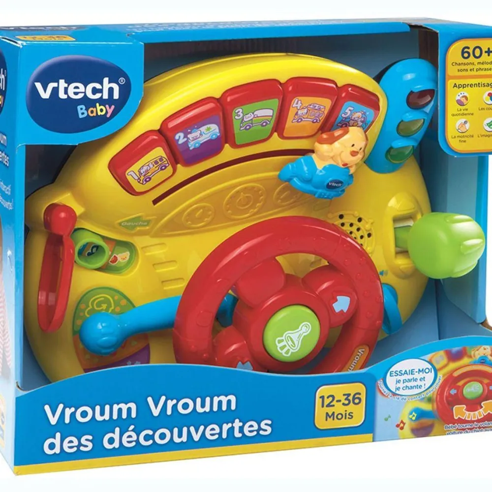 Varta Vroum vroum des découvertes - Vtech Baby^ Tapis, Portiques Et Tables D'Activités