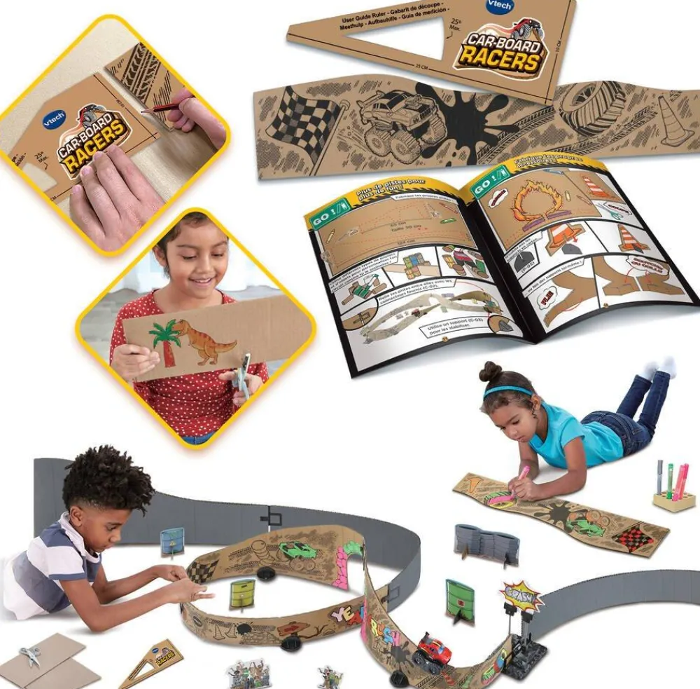 Varta Vtech Car-board Racers / Circuit Monster Tracks^ Circuits Et Pistes