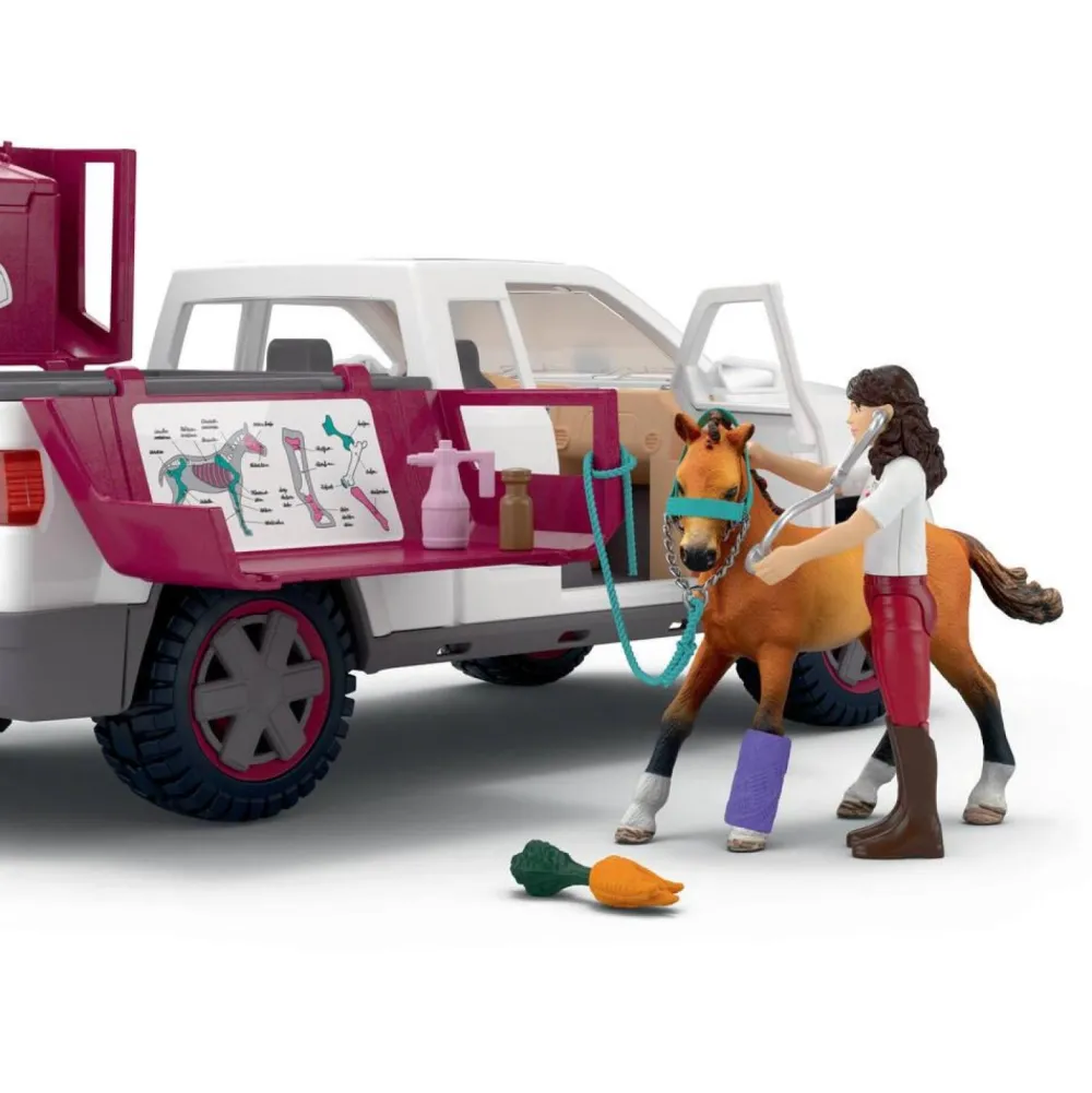 Schleich Vétérinaire mobile avec remorque Horse Club^ La Ferme Et L'Univers Agricole