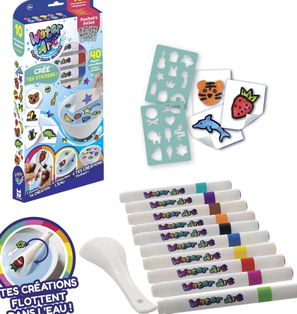 Silverlit Water Art Pack 10 stylos et stickers^ Autres Activités Créatives
