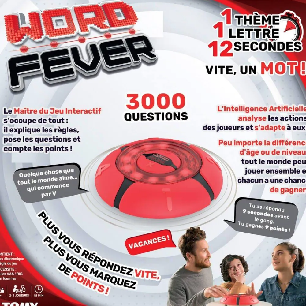 Varta Word Fever, Jeu De Famille Électronique,^ Quiz Et Devinettes