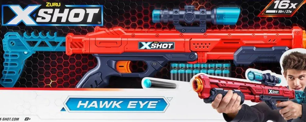 Zuru X Shot Excel Hawk^ Jeux De Tir Et Pistolets