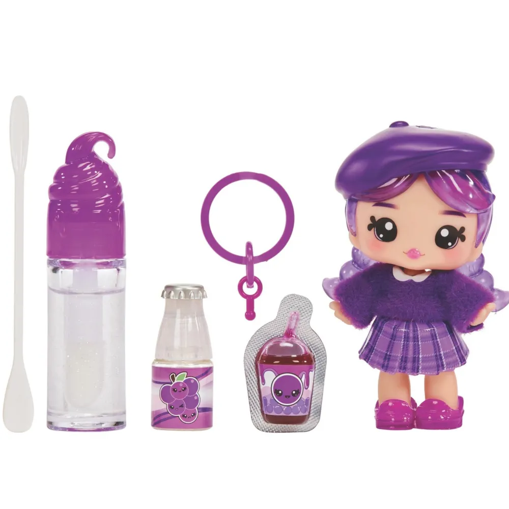 MGA Yummiland Poupée et Gloss Greta Raisin^ Poupées Mannequins