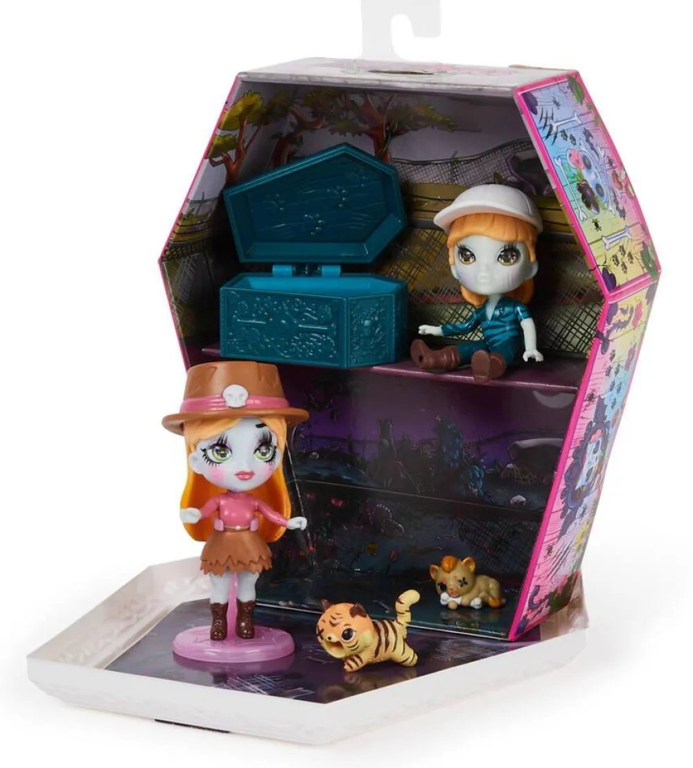 Spin Master Zombaes Wild Vibes - Pack De 2 Wild Vibes Big Cat Un-Rescue^ Les Monstres, Les Robots Et La Science-Fiction